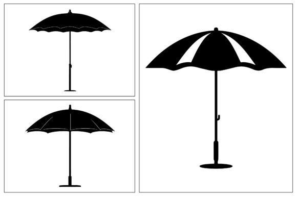 Beach Umbrella Silhouette Vector: A Designer's Review