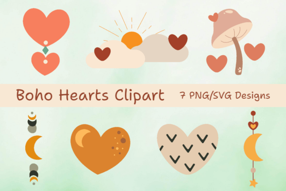 Boho Hearts Clipart Bundle: A Designer's Stitch Review