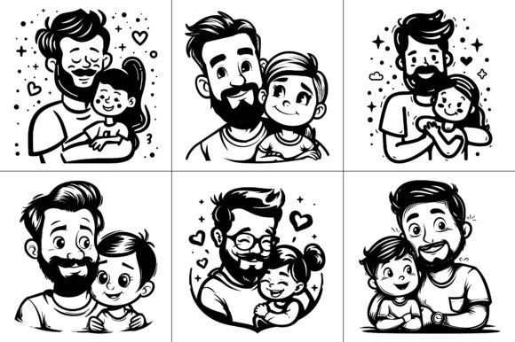 Dad Silhouette Line Art: A Designer's Review