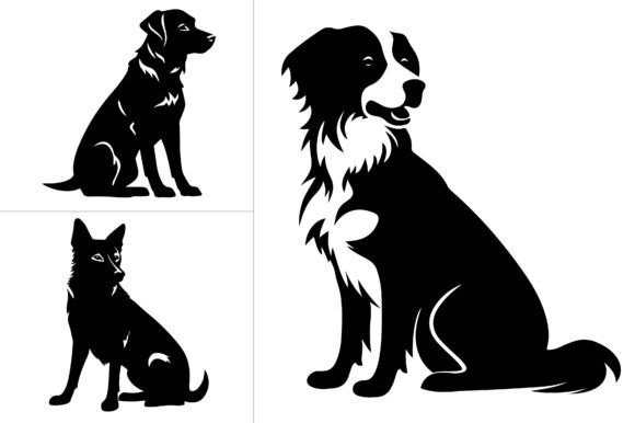 Dog Silhouette Vector: A Designer's Take on Real Embroidery Use