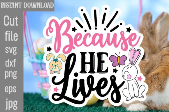 Review: Because He Lives SVG Cut File for Embroidery