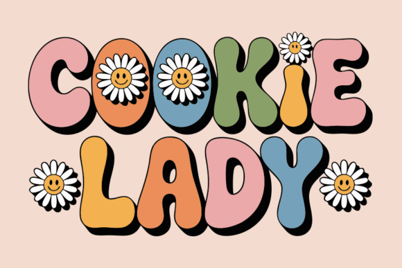 Review: Cookie Lady Retro Groovy Flower Power Design