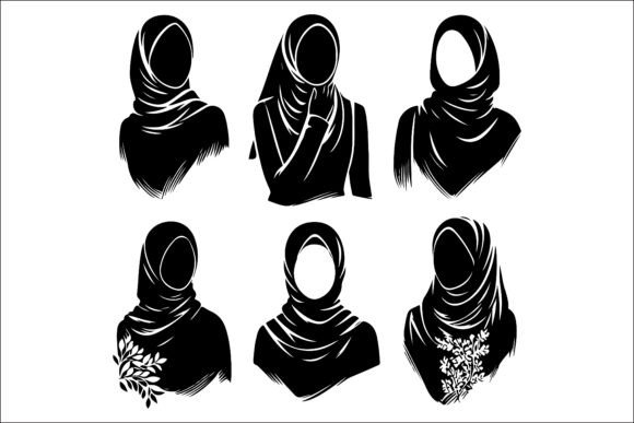 Reviewing the Muslim Woman Hijab Silhouette for Embroidery