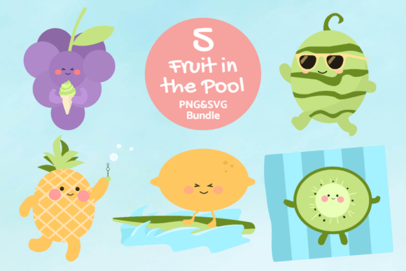 Summer Fruit Splash: A Designer's Take on Poolside Embroidery