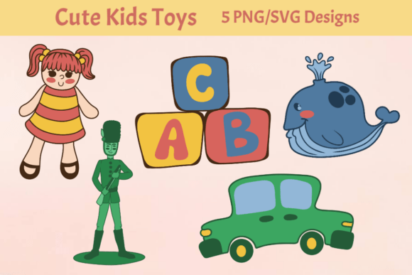 Toy Box Clipart Set: A Designer's Review for Embroidery
