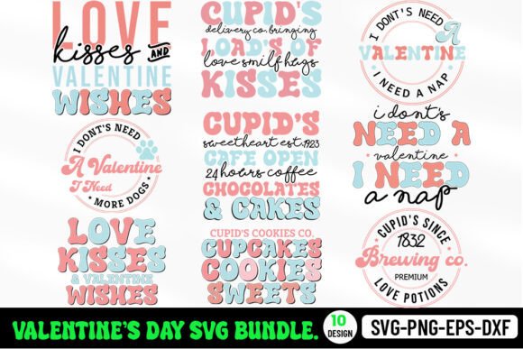 Valentine's Day Retro SVG Bundle Review