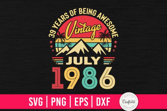 Vintage 1986 July 39th Birthday: A Designer's Review